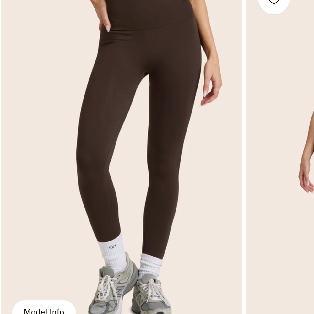 Set active sculptflex espresso Leggings and bra